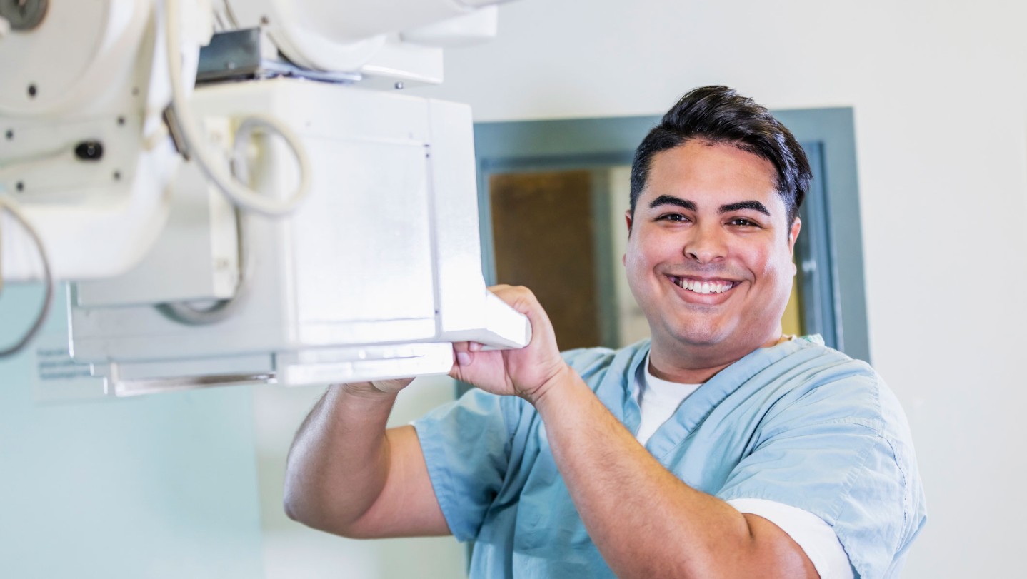 Male radiologic technologist